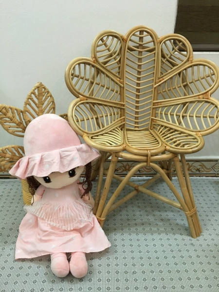Rattan baby chair