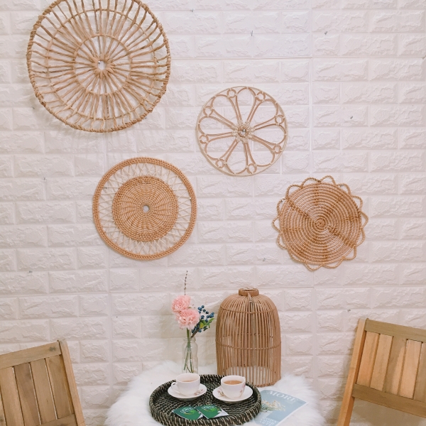 Set 4 wall baskets