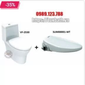 One-piece toilet