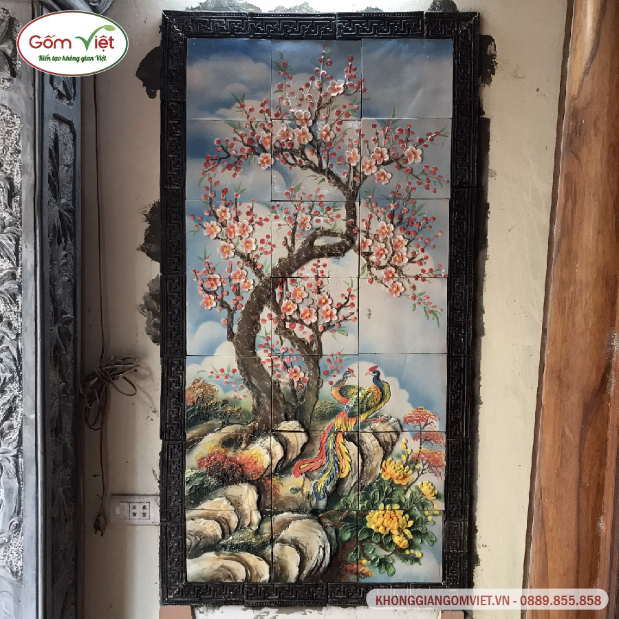 Ceramic painting at Dan Phuong Hanoi