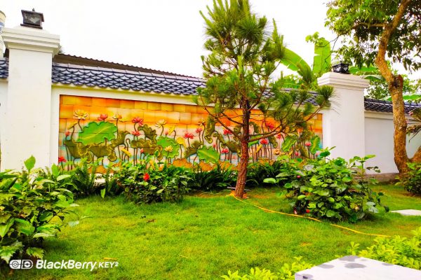 Ceramic relief painting at Ecopark Hanoi Villa