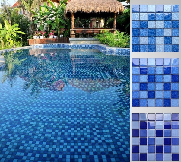 Swimming pool tiles