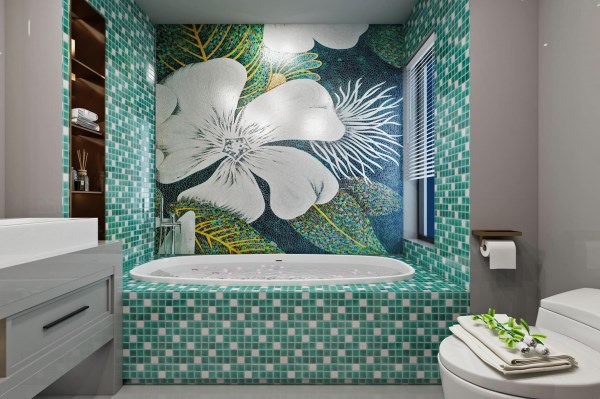 Bathroom tiles