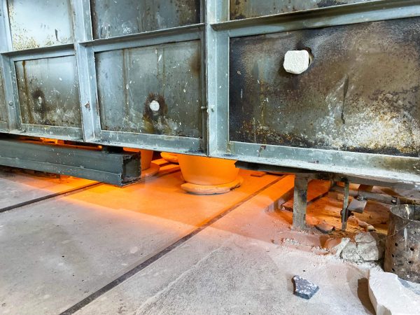 High temperature calcined product