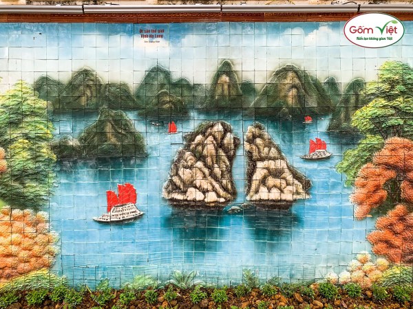 Ceramic art painting