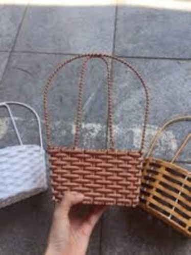 Poly Rattan Flower Pot