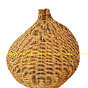 Rattan lamp shade