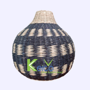 Bamboo and rattan vase