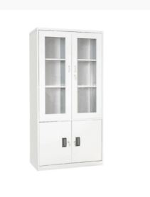 2-glass-door filing cabinet