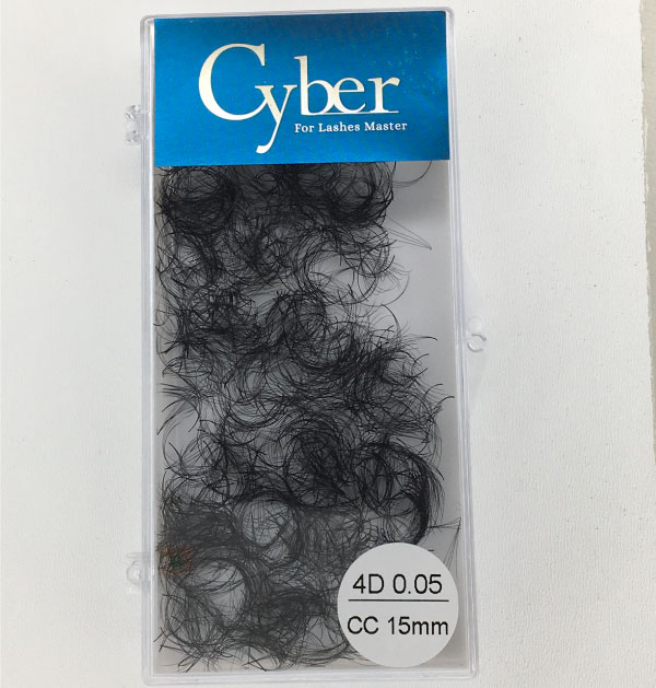 Premade Fan Tangled Eyelashes 3D - 4D