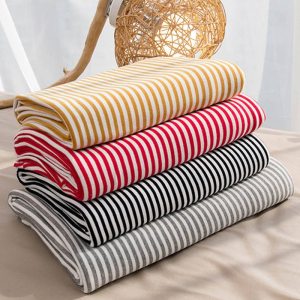 100% cotton striped fabric