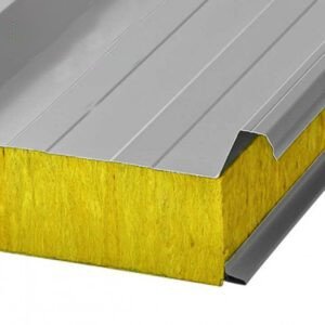 Glasswool core corrugated panel