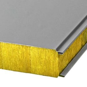 Glasswool core flat panel