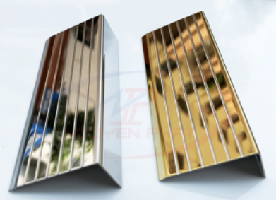 Anti-slip copper trim