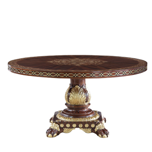Round dining table