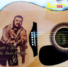 Laser cutting on guitar