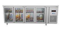 4-door glass refrigerated cabinet