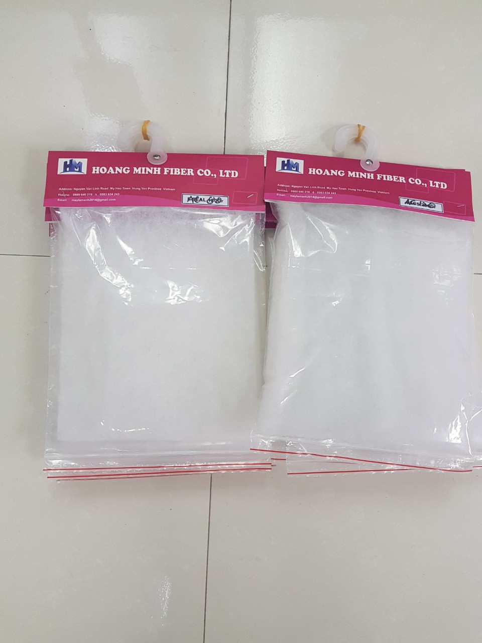 Fiberfill sheet