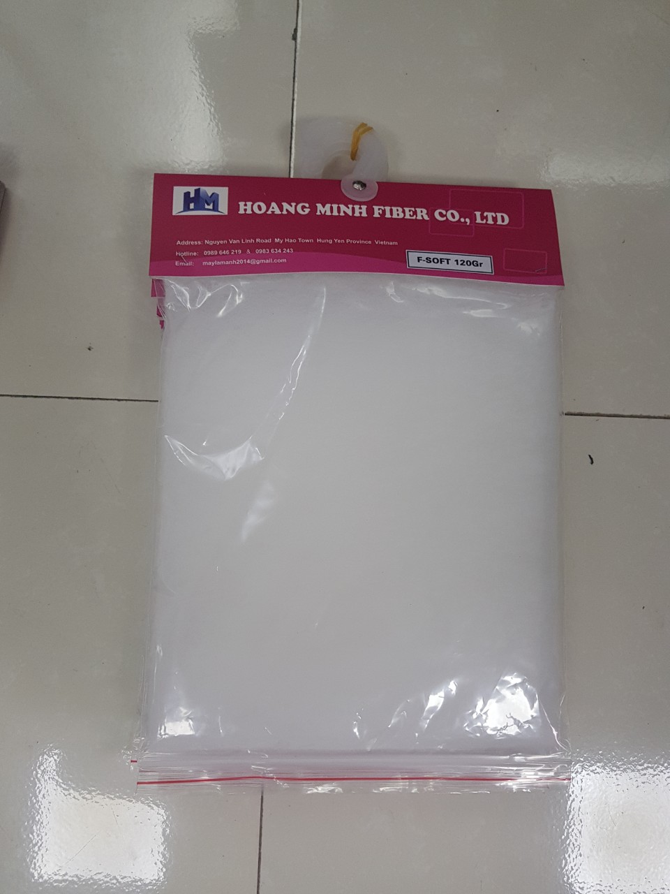 Fiberfill sheet