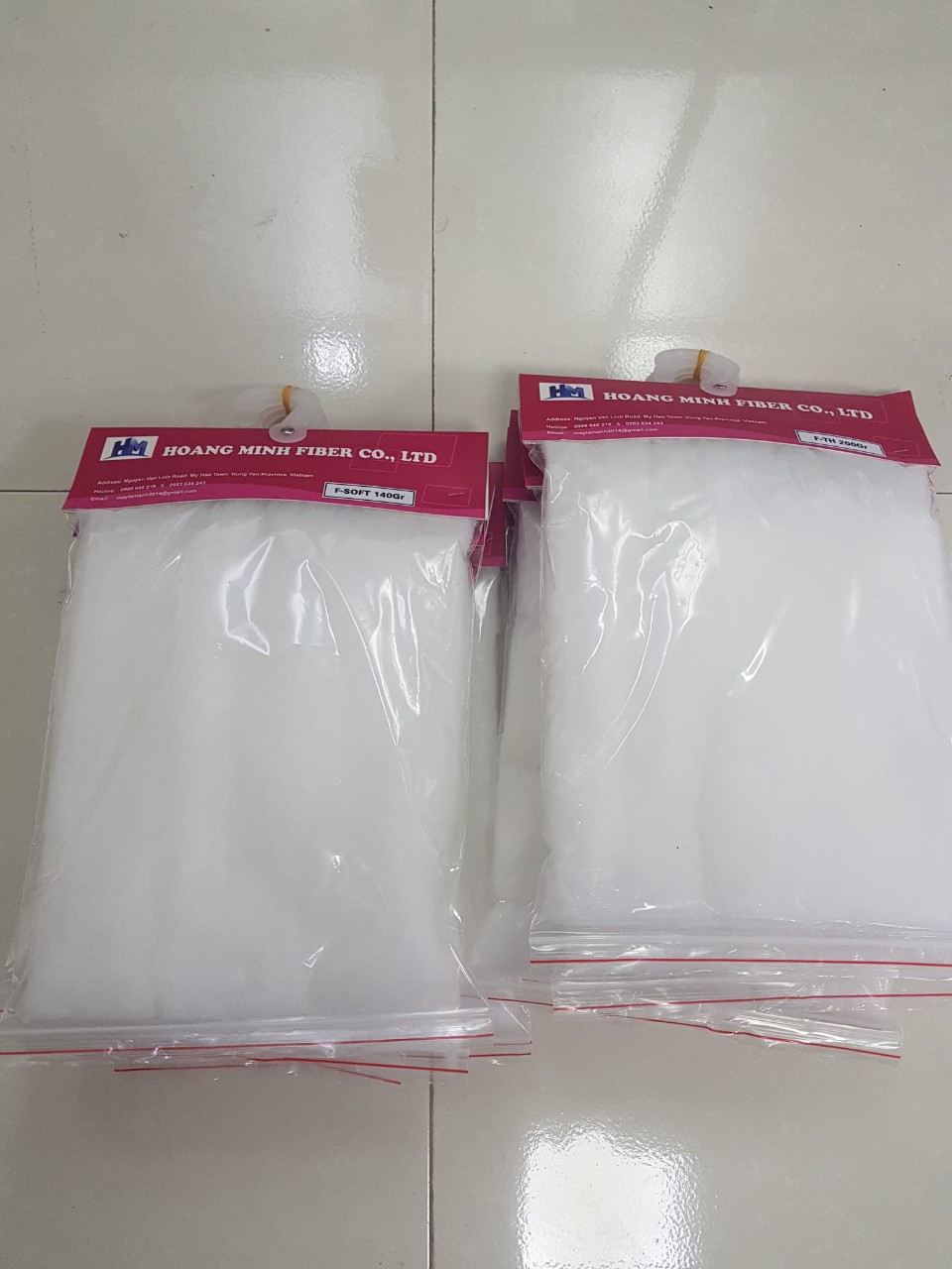 Fiberfill sheet