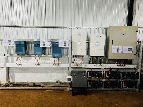 Solar Power Storage Combined with Solar Pump