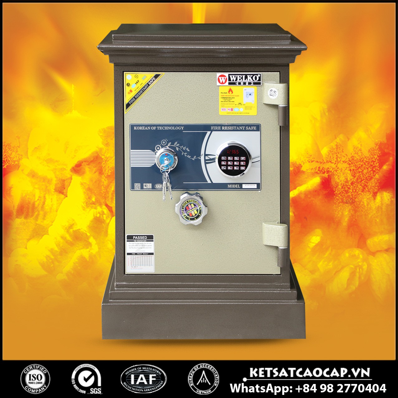Fireproof safety box