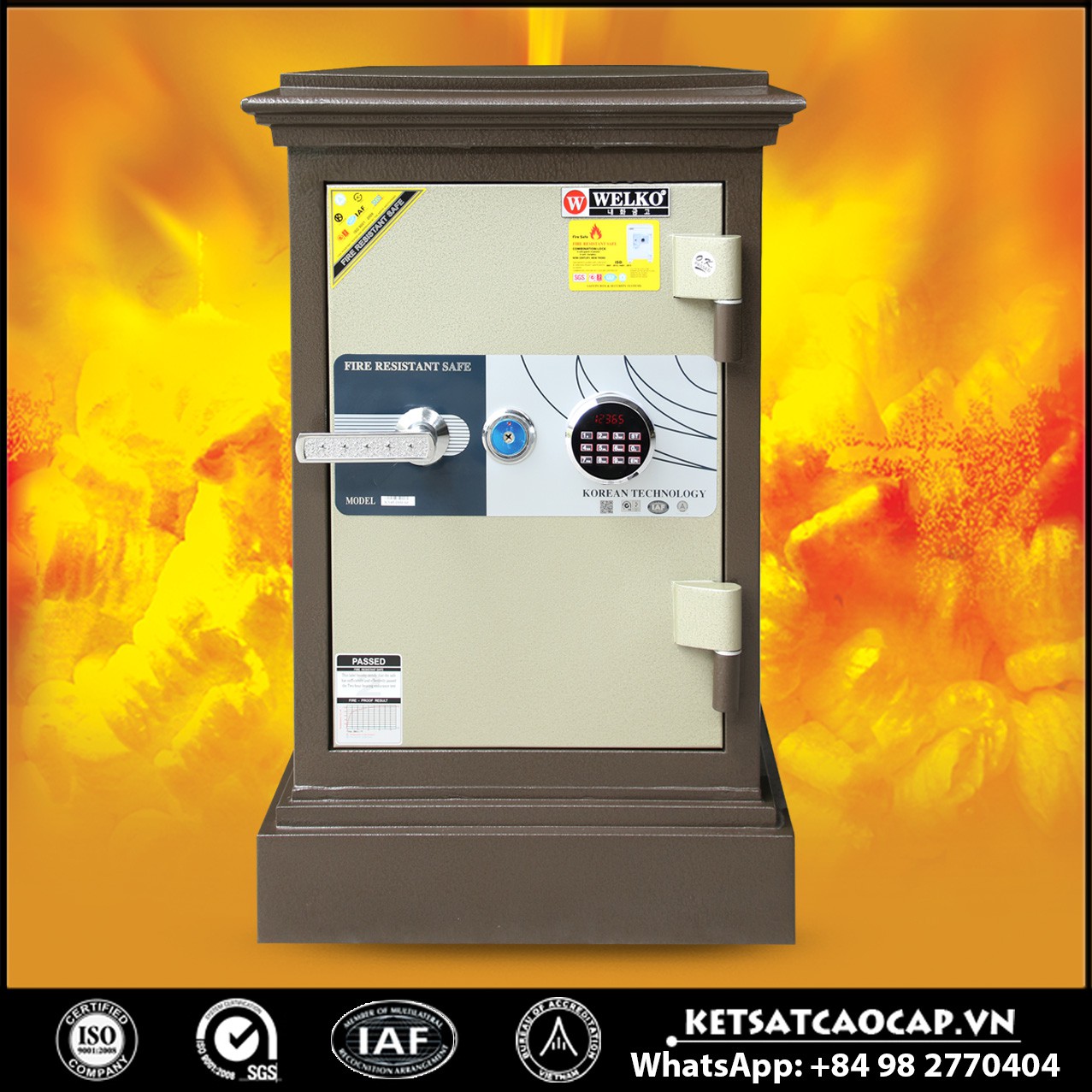 Fireproof safety box