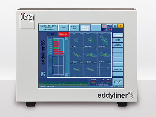 eddyliner® S Eddy current tester for cracks, pores and grinder burn