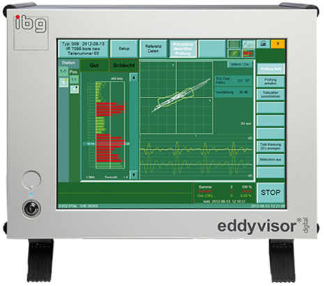 eddyvisor® C Eddy current tester for cracks, pores and grinder burn