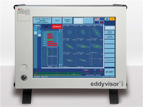 eddyvisor® S Eddy current tester for cracks, pores and grinder burn