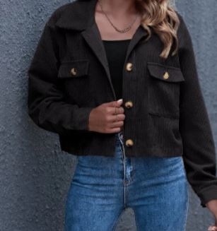 Pocket cord jacket