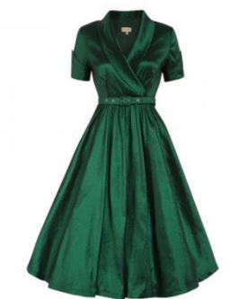 Short sleeve elegant midi dress
