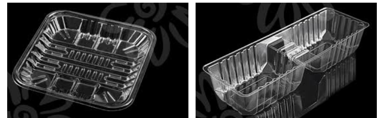 PET plastic tray