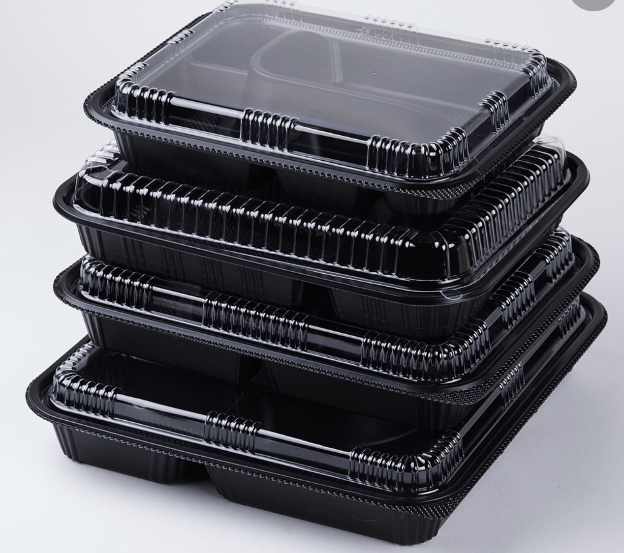 Profiled plastic tray