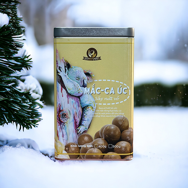 Dried Australian macadamia nuts