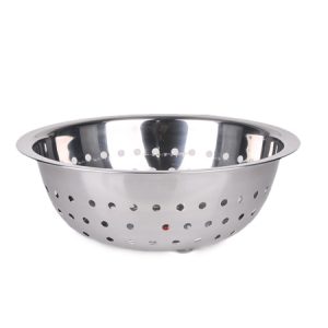 Stainless steel colander