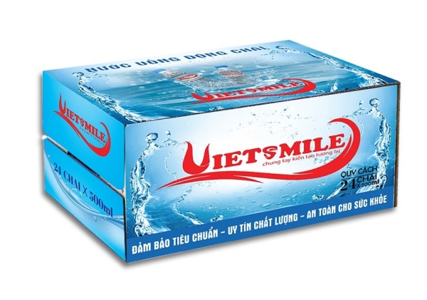 Box of 24 bottles of bottled drinking water 500ML