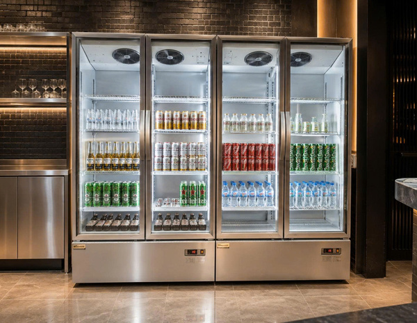 Glass door merchandiser