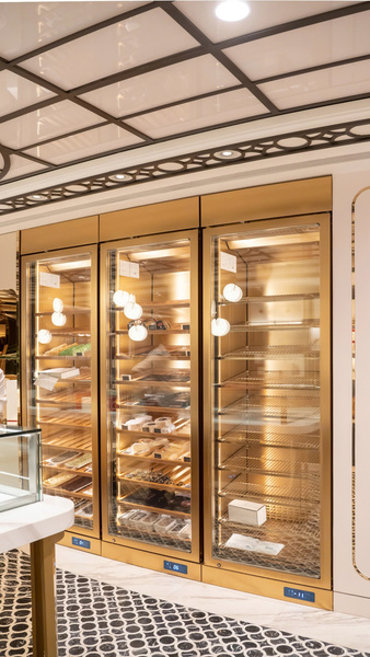 Commercial wine cabinet