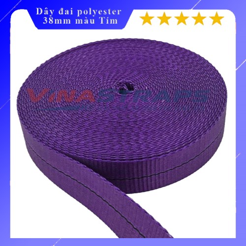 38mm Purple Polyester Strap