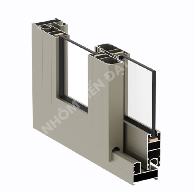 55 aluminium system sliding door
