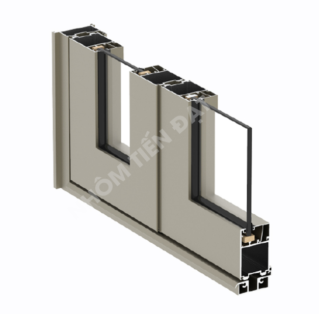 63 aluminium system folding door