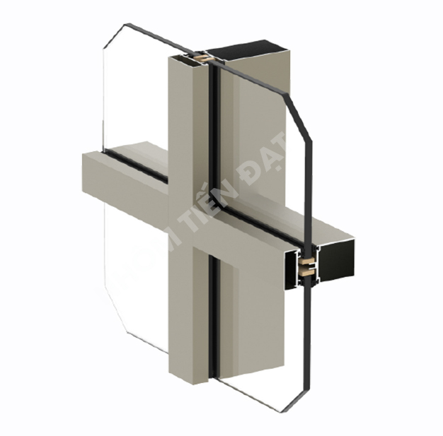 Aluminum curtain wall