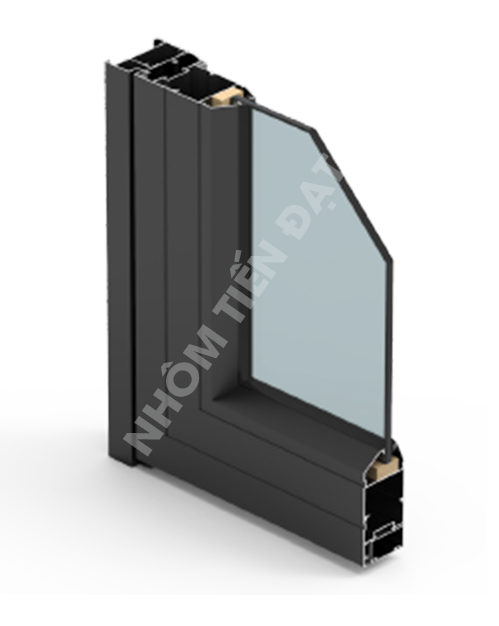 Chamfer system aluminum door