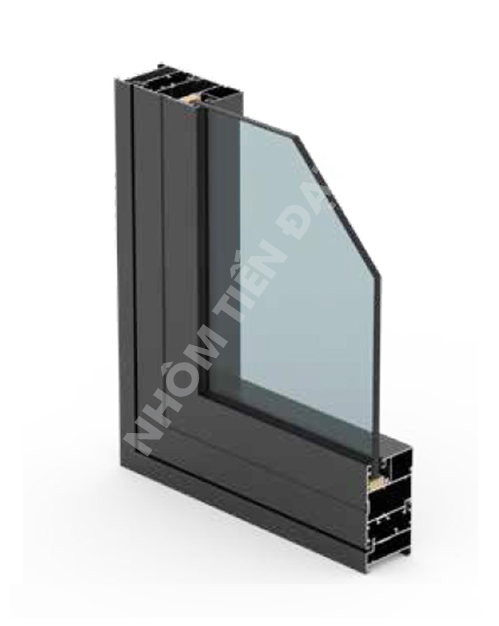 55 aluminium system rotary window