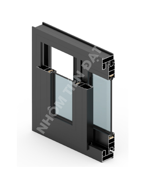55 aluminium system sliding window
