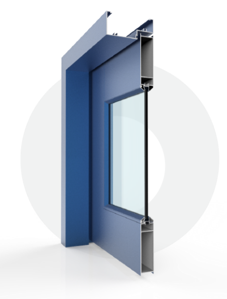 700 TDA aluminium door