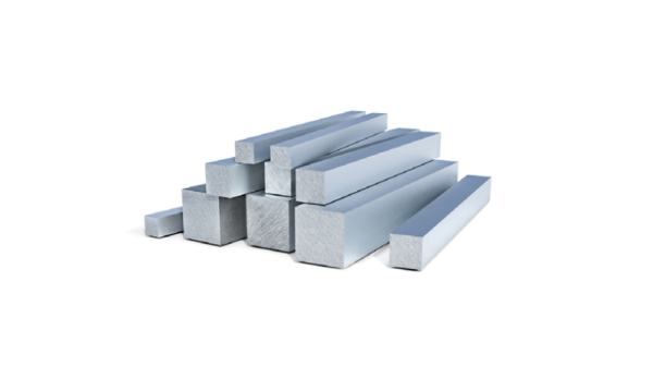 Square aluminium bar