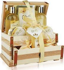 Wooden gift basket