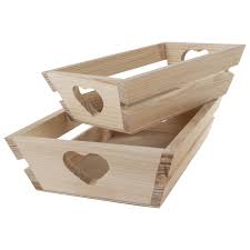Wooden gift tray